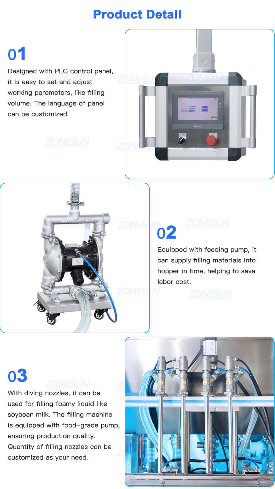 Ropp Tamper Proof Bottles Filling Line-ZONESUN TECHNOLOGY LIMITED Ropp Tamper Proof Bottles Filling Line-ZONESUN TECHNOLOGY LIMITED