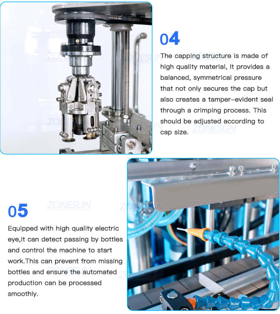 Ropp Tamper Proof Bottles Filling Line-ZONESUN TECHNOLOGY LIMITED Ropp Tamper Proof Bottles Filling Line-ZONESUN TECHNOLOGY LIMITED