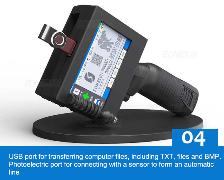 ZONESUN ZS-HIP254 Handheld Inkjet Printer-ZONESUN TECHNOLOGY LIMITED ZONESUN ZS-HIP254 Handheld Inkjet Printer-ZONESUN TECHNOLOGY LIMITED