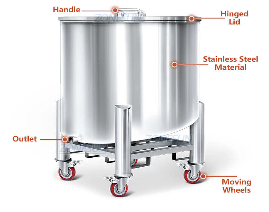 Stainless Steel Storage Tank-ZONESUN TECHNOLOGY LIMITED Stainless Steel Storage Tank-ZONESUN TECHNOLOGY LIMITED