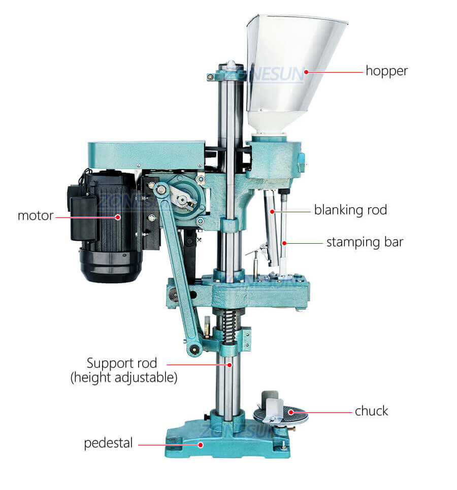 Wine Bottle Cork Stopper Capping Pressing Machine-ZONESUN TECHNOLOGY LIMITED Wine Bottle Cork Stopper Capping Pressing Machine-ZONESUN TECHNOLOGY LIMITED