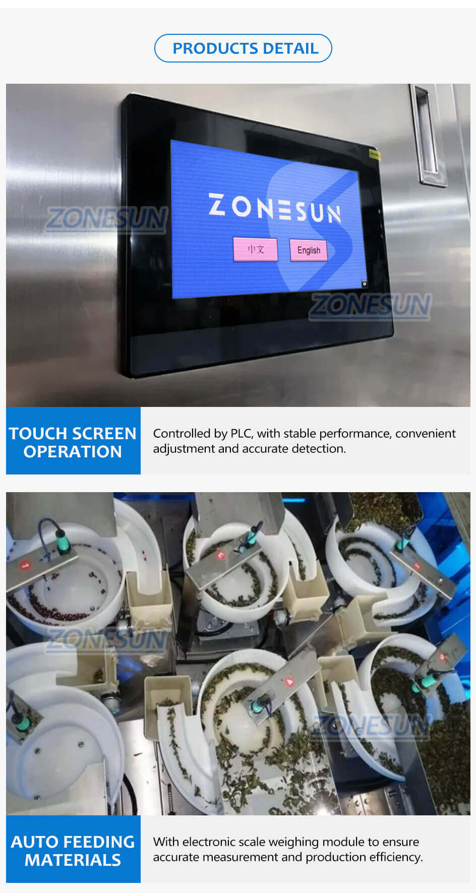 Pyramid Triangle Tea Bag Packing Machine-ZONESUN TECHNOLOGY LIMITED Pyramid Triangle Tea Bag Packing Machine-ZONESUN TECHNOLOGY LIMITED