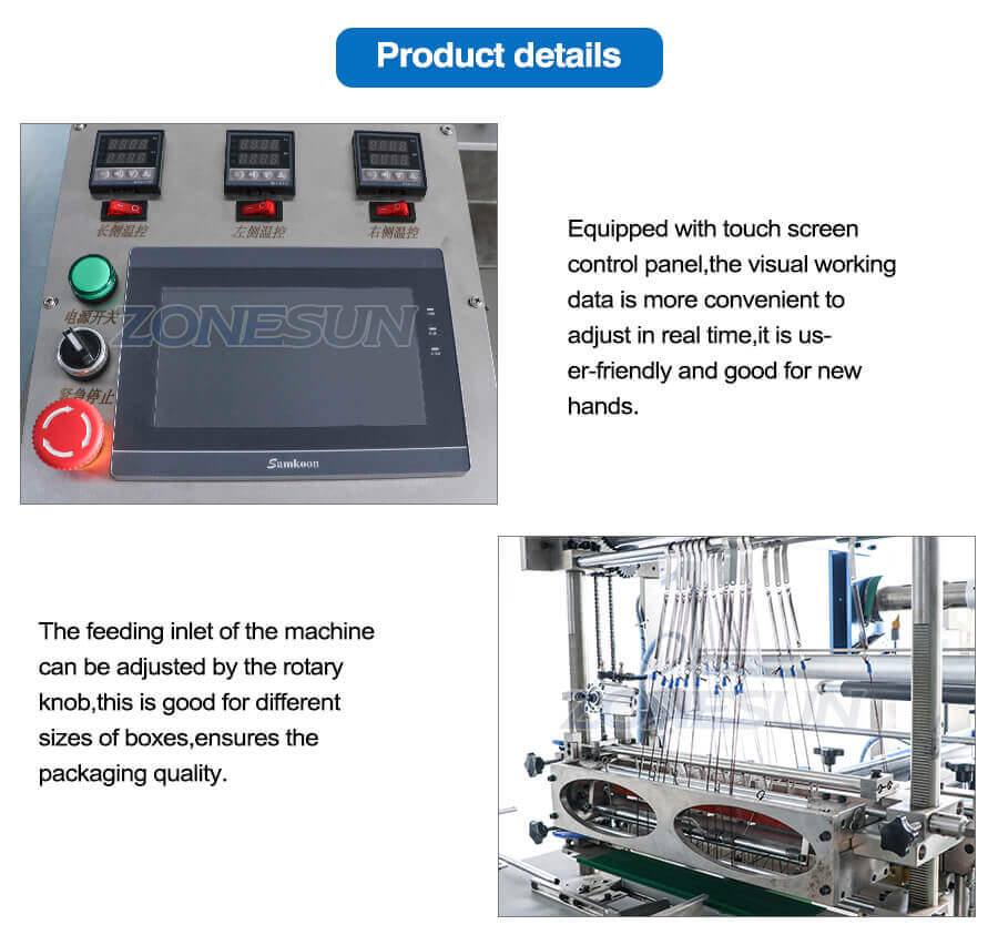 Cosmetic Box BOPP Film Wrapping Machine-ZONESUN TECHNOLOGY LIMITED Cosmetic Box BOPP Film Wrapping Machine-ZONESUN TECHNOLOGY LIMITED