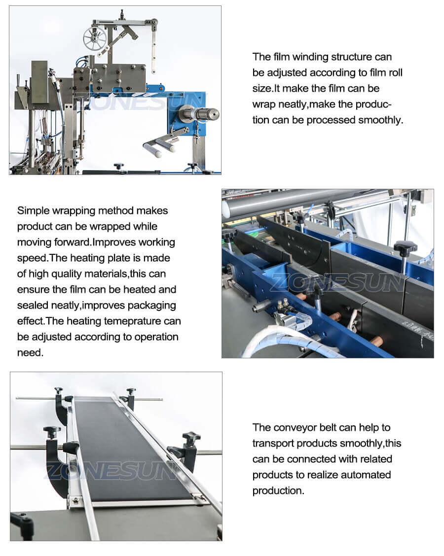 Cosmetic Box BOPP Film Wrapping Machine-ZONESUN TECHNOLOGY LIMITED Cosmetic Box BOPP Film Wrapping Machine-ZONESUN TECHNOLOGY LIMITED