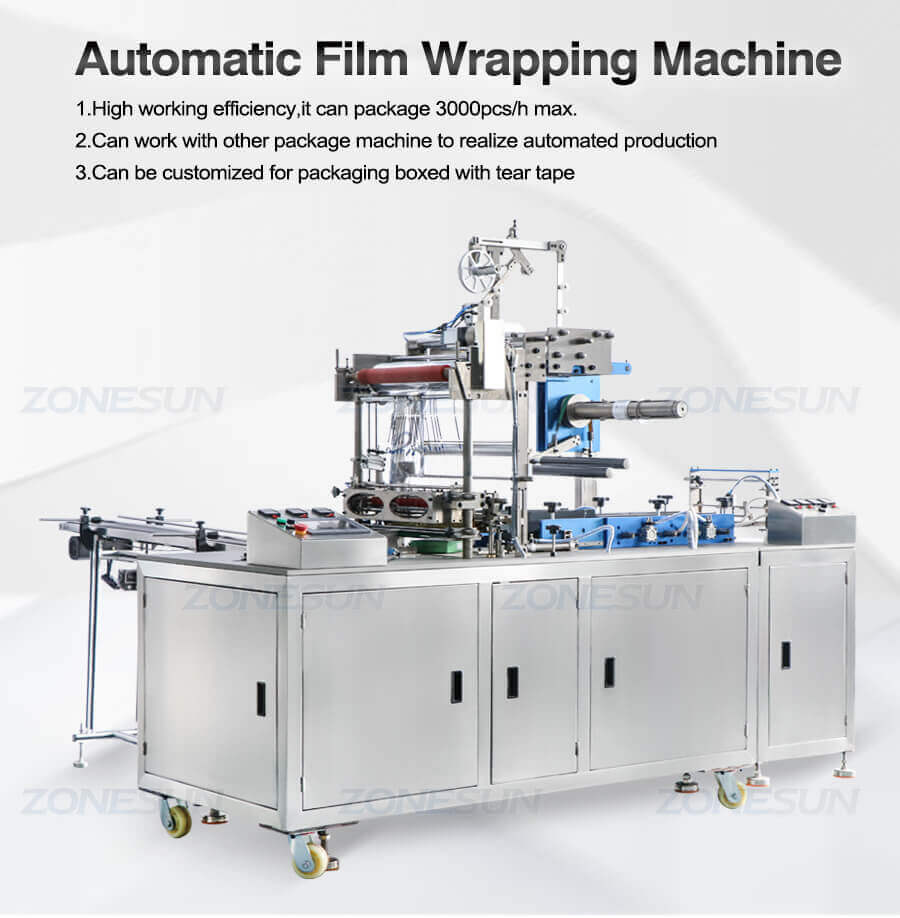 Cosmetic Box BOPP Film Wrapping Machine-ZONESUN TECHNOLOGY LIMITED Cosmetic Box BOPP Film Wrapping Machine-ZONESUN TECHNOLOGY LIMITED