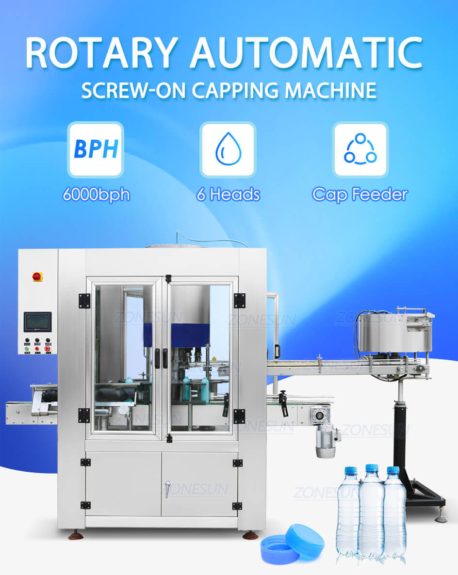 High Speed Bottles Capping Machine With Vibrator-ZONESUN TECHNOLOGY LIMITED High Speed Bottles Capping Machine With Vibrator-ZONESUN TECHNOLOGY LIMITED
