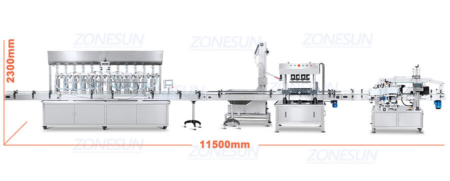 12 Heads Cosmetic Paste Filling Line-ZONESUN TECHNOLOGY LIMITED 12 Heads Cosmetic Paste Filling Line-ZONESUN TECHNOLOGY LIMITED