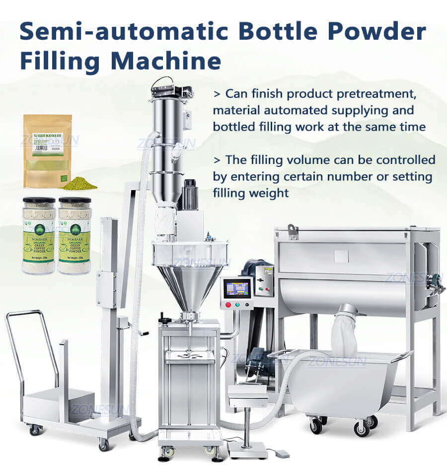 Semi Automatic Powder Filling Machine-ZONESUN TECHNOLOGY LIMITED Semi Automatic Powder Filling Machine-ZONESUN TECHNOLOGY LIMITED