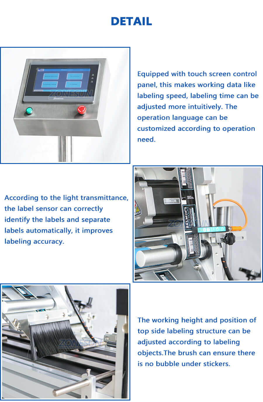 Horizontal Flat Boxes Three Sides Labeling Machine-ZONESUN TECHNOLOGY LIMITED Horizontal Flat Boxes Three Sides Labeling Machine-ZONESUN TECHNOLOGY LIMITED