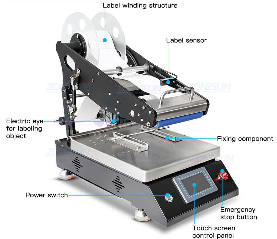 Flat Surface Labeling Machine-ZONESUN TECHNOLOGY LIMITED Flat Surface Labeling Machine-ZONESUN TECHNOLOGY LIMITED