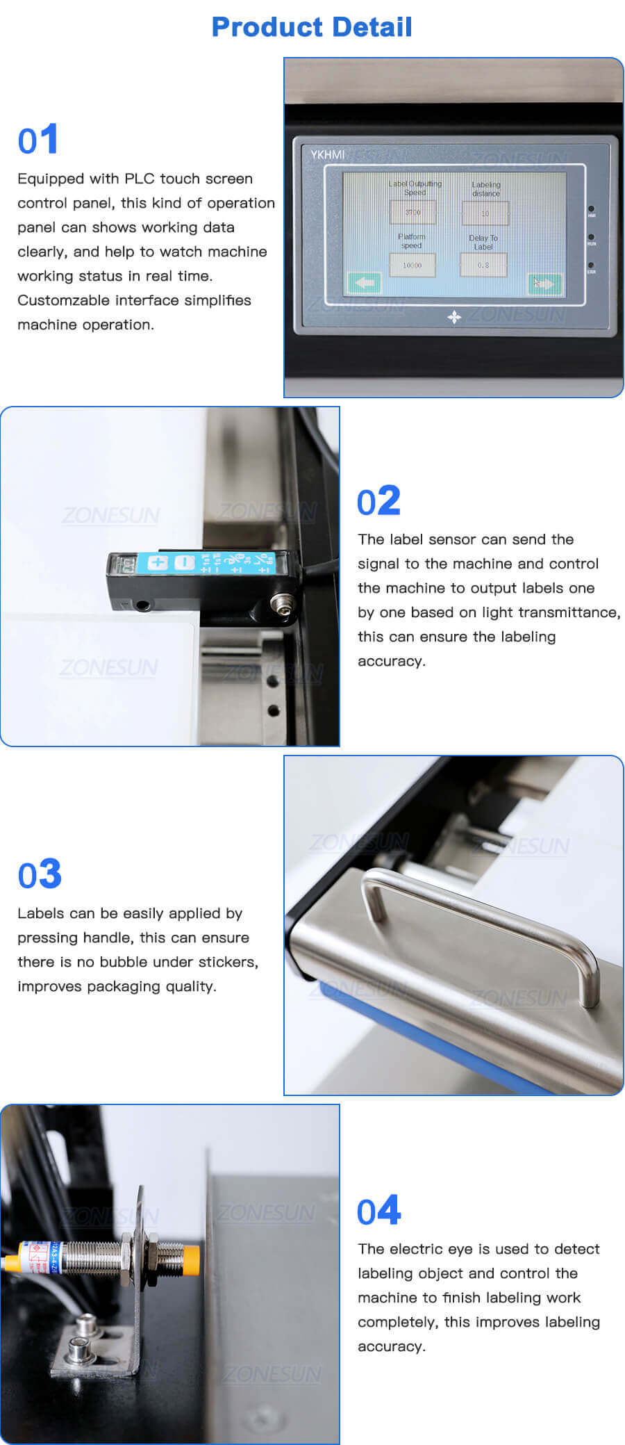 Flat Surface Labeling Machine-ZONESUN TECHNOLOGY LIMITED Flat Surface Labeling Machine-ZONESUN TECHNOLOGY LIMITED