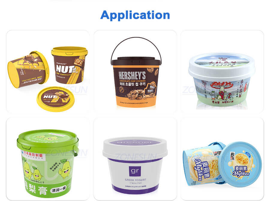 Tapered Bucket Labeling Machine-ZONESUN TECHNOLOGY LIMITED Tapered Bucket Labeling Machine-ZONESUN TECHNOLOGY LIMITED