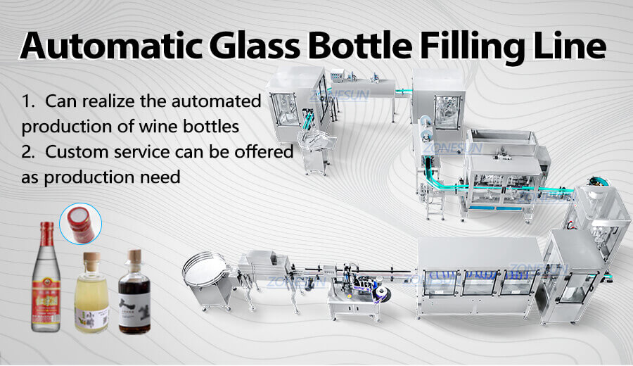 Wine Bottle Filling Line-ZONESUN TECHNOLOGY LIMITED Wine Bottle Filling Line-ZONESUN TECHNOLOGY LIMITED