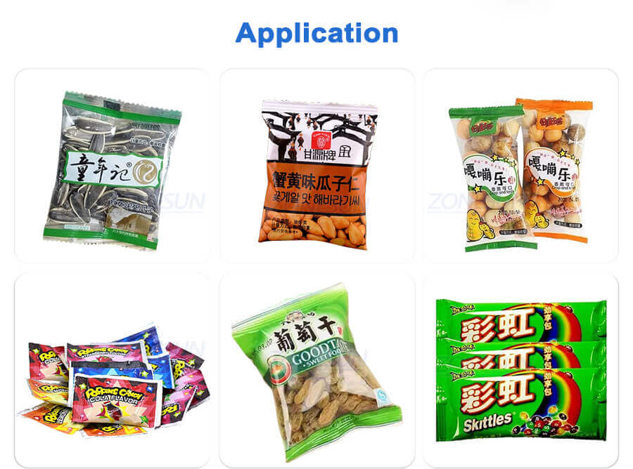 Granule Sachet VFFS Packaging Machine-ZONESUN TECHNOLOGY LIMITED Granule Sachet VFFS Packaging Machine-ZONESUN TECHNOLOGY LIMITED