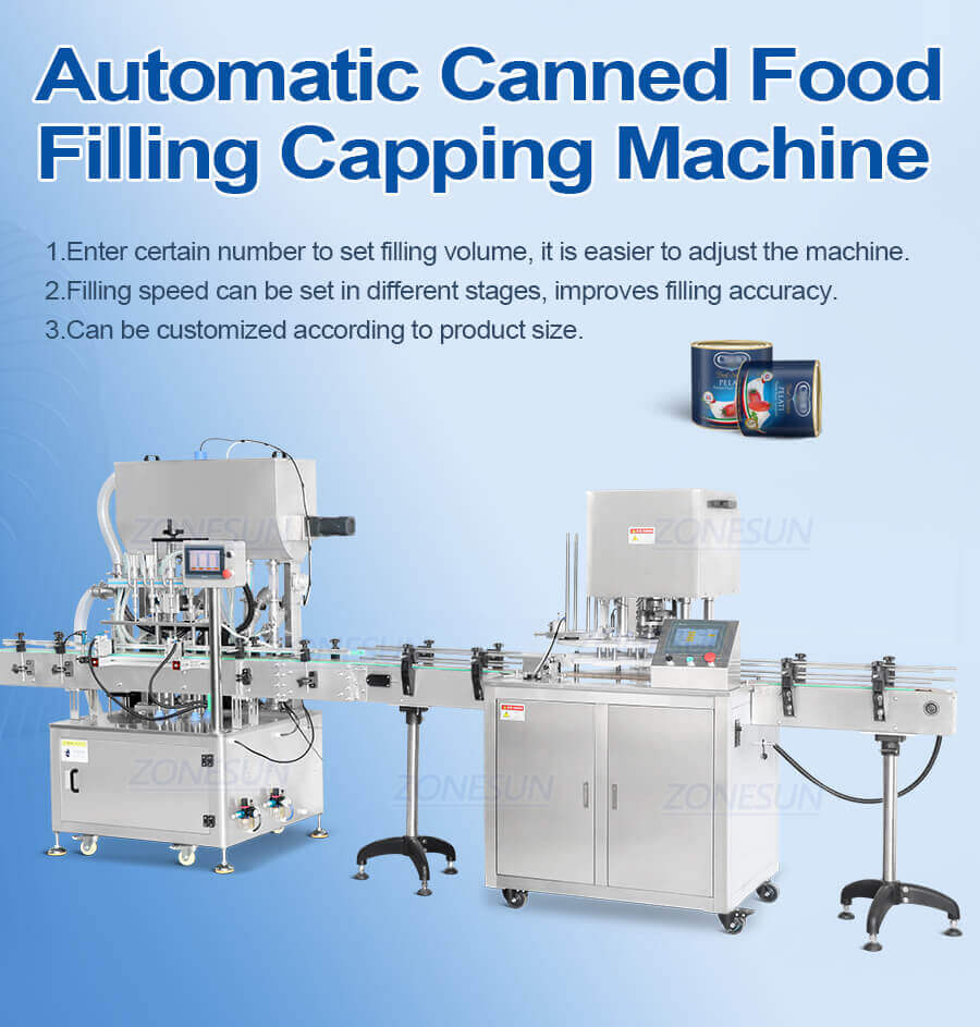 Food Aluminium Tin Can Filling Sealing Machine-ZONESUN TECHNOLOGY LIMITED Food Aluminium Tin Can Filling Sealing Machine-ZONESUN TECHNOLOGY LIMITED