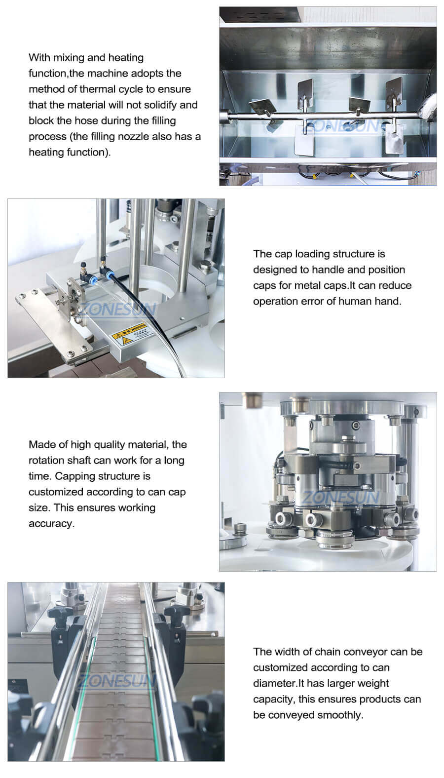 Food Aluminium Tin Can Filling Sealing Machine-ZONESUN TECHNOLOGY LIMITED Food Aluminium Tin Can Filling Sealing Machine-ZONESUN TECHNOLOGY LIMITED