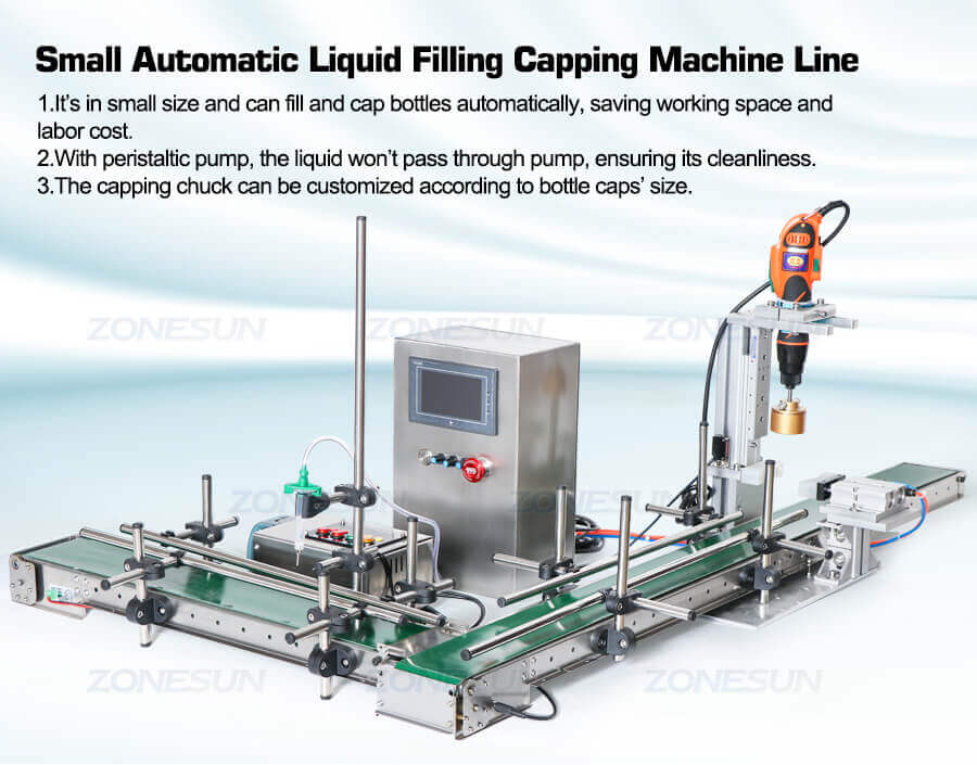 Cosmetic Desktop Filling Capping Machine-ZONESUN TECHNOLOGY LIMITED Cosmetic Desktop Filling Capping Machine-ZONESUN TECHNOLOGY LIMITED