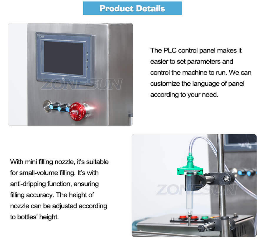 Cosmetic Desktop Filling Capping Machine-ZONESUN TECHNOLOGY LIMITED Cosmetic Desktop Filling Capping Machine-ZONESUN TECHNOLOGY LIMITED