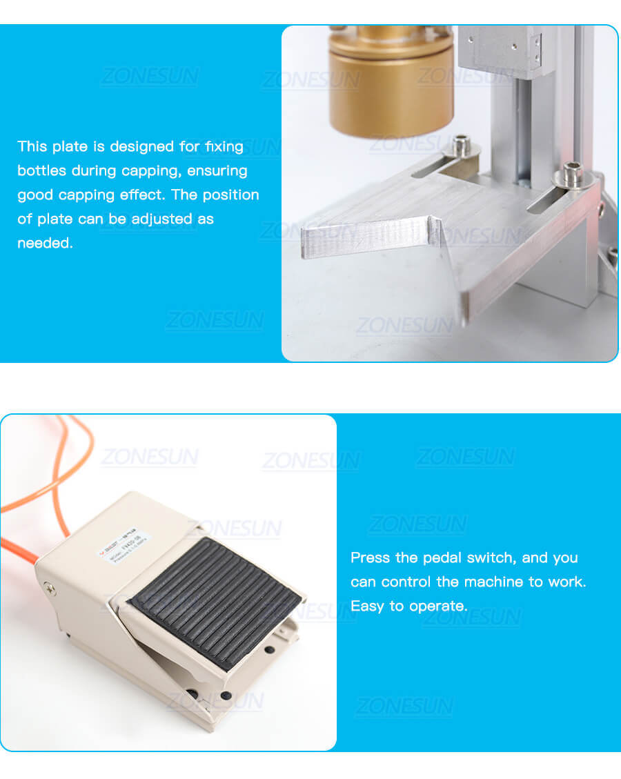 Pneumatic Capping Machine-ZONESUN TECHNOLOGY LIMITED Pneumatic Capping Machine-ZONESUN TECHNOLOGY LIMITED