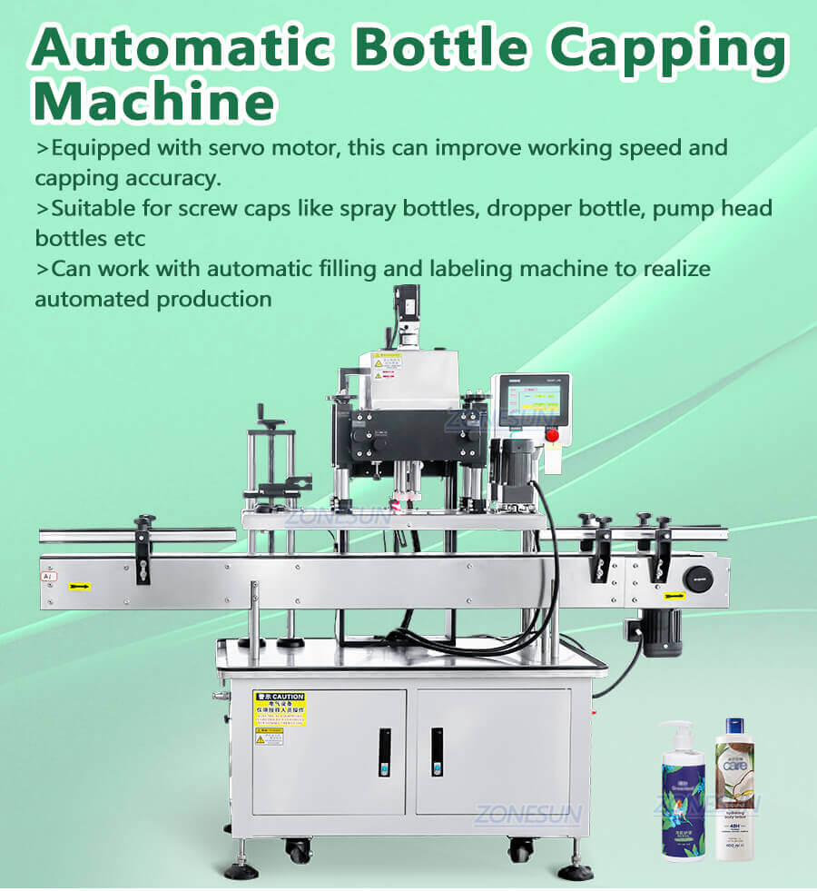 Servo Motor Cosmetic Bottle Capping Machine-ZONESUN TECHNOLOGY LIMITED Servo Motor Cosmetic Bottle Capping Machine-ZONESUN TECHNOLOGY LIMITED