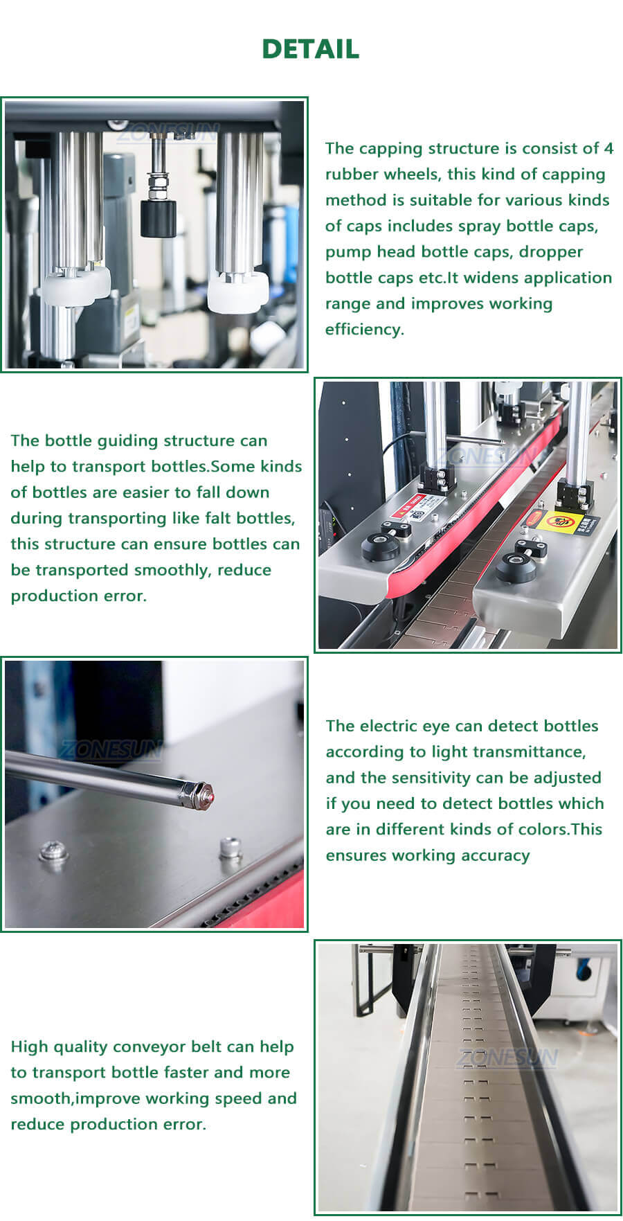 Servo Motor Cosmetic Bottle Capping Machine-ZONESUN TECHNOLOGY LIMITED Servo Motor Cosmetic Bottle Capping Machine-ZONESUN TECHNOLOGY LIMITED