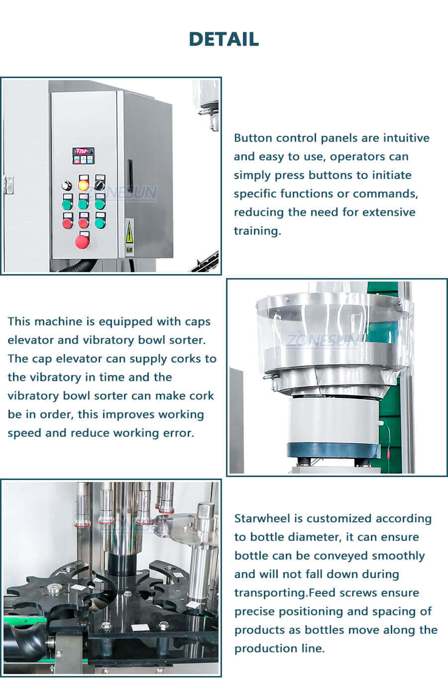 Rotary Wine Bottle Cork Capping Pressing Machine-ZONESUN TECHNOLOGY LIMITED Rotary Wine Bottle Cork Capping Pressing Machine-ZONESUN TECHNOLOGY LIMITED