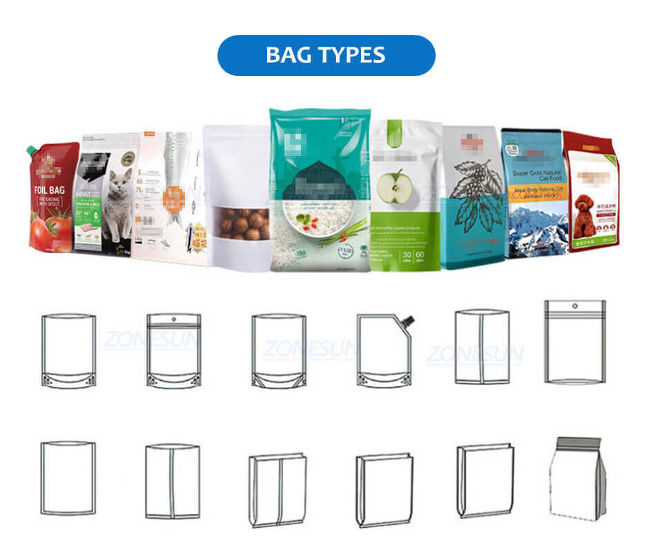 Full Automatic Granule Bag Packaging Machine-ZONESUN TECHNOLOGY LIMITED Full Automatic Granule Bag Packaging Machine-ZONESUN TECHNOLOGY LIMITED