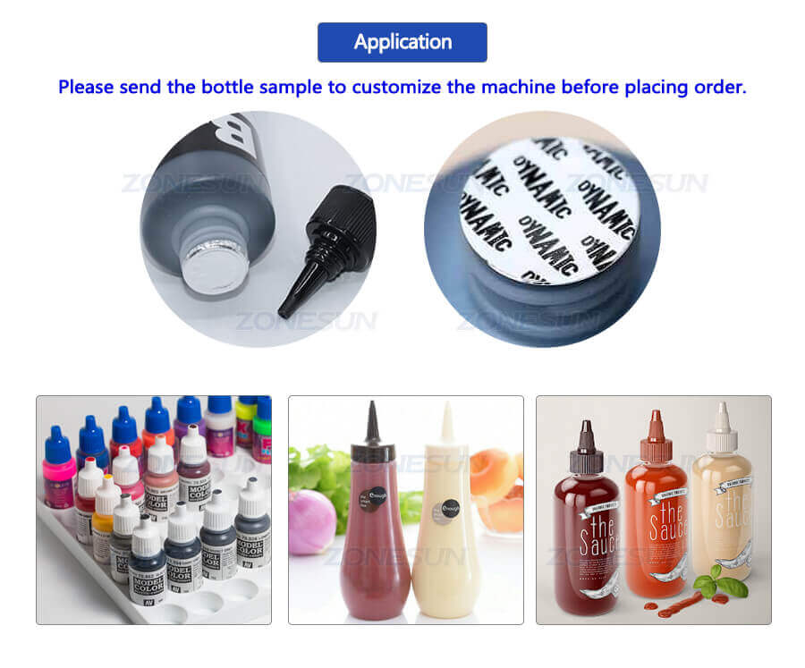 Sharp Mouth Bottle Cap Aluminium Foil Induction Sealing Machine-ZONESUN TECHNOLOGY LIMITED Sharp Mouth Bottle Cap Aluminium Foil Induction Sealing Machine-ZONESUN TECHNOLOGY LIMITED