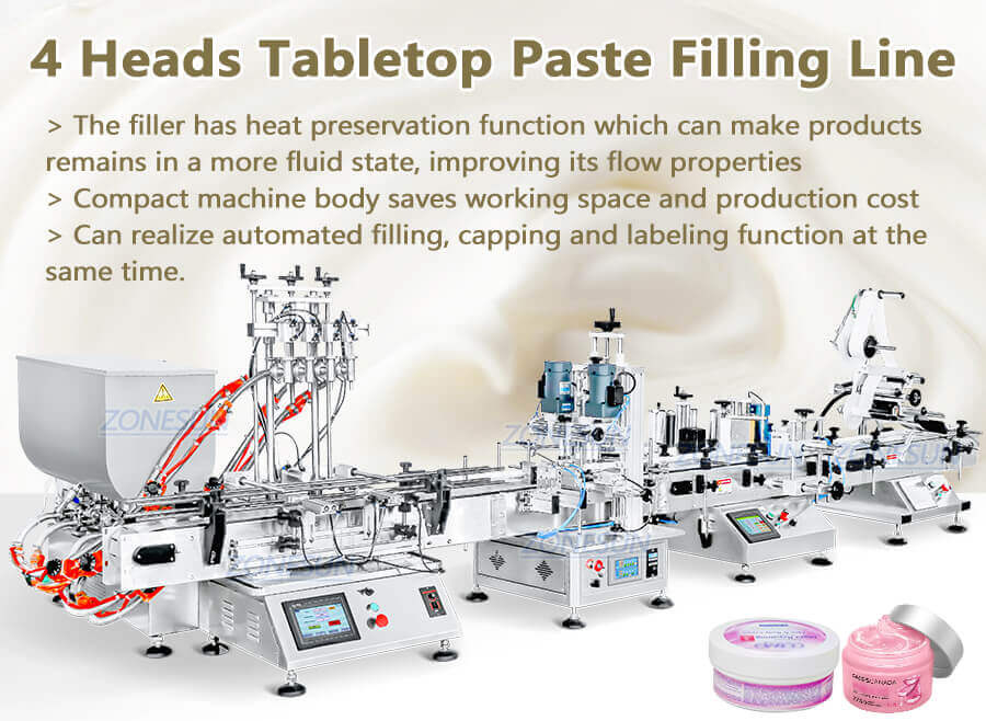 Desktop Cosmetic Paste Filling Production Line-ZONESUN TECHNOLOGY LIMITED Desktop Cosmetic Paste Filling Production Line-ZONESUN TECHNOLOGY LIMITED