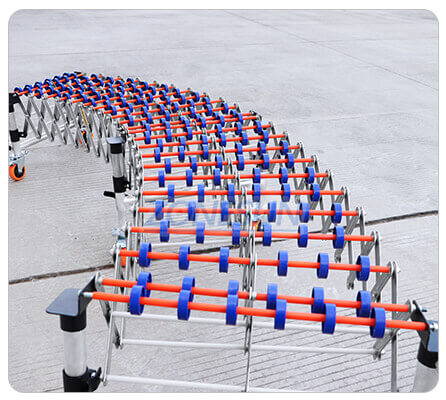 Skate Wheel V-Belt Flexible Conveyor Belt System-ZONESUN TECHNOLOGY LIMITED Skate Wheel V-Belt Flexible Conveyor Belt System-ZONESUN TECHNOLOGY LIMITED