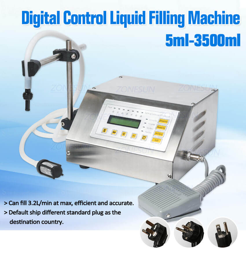 Semi Automatic Cosmetic Liquid Filling Machine-ZONESUN TECHNOLOGY LIMITED Semi Automatic Cosmetic Liquid Filling Machine-ZONESUN TECHNOLOGY LIMITED