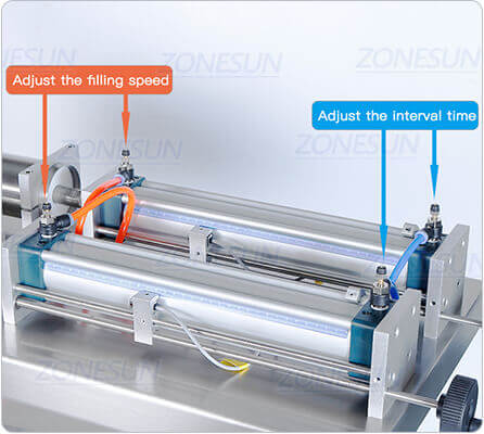 Double Heads Pneumatic Fililling Machine-ZONESUN TECHNOLOGY LIMITED Double Heads Pneumatic Fililling Machine-ZONESUN TECHNOLOGY LIMITED