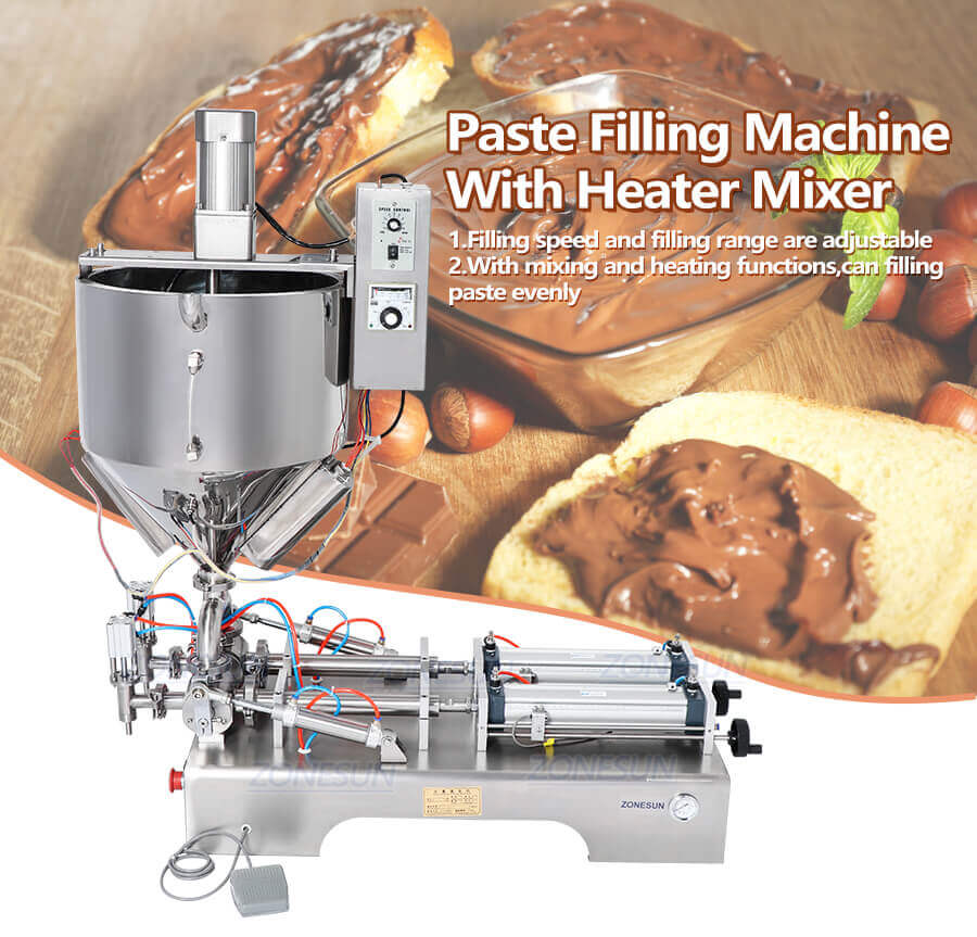 Paste Filling Machine With Heater Mixer-ZONESUN TECHNOLOGY LIMITED Paste Filling Machine With Heater Mixer-ZONESUN TECHNOLOGY LIMITED