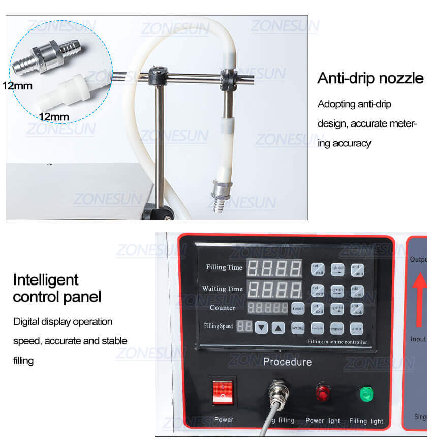 Semi Automatic Large Flow Filling Machine-ZONESUN TECHNOLOGY LIMITED Semi Automatic Large Flow Filling Machine-ZONESUN TECHNOLOGY LIMITED