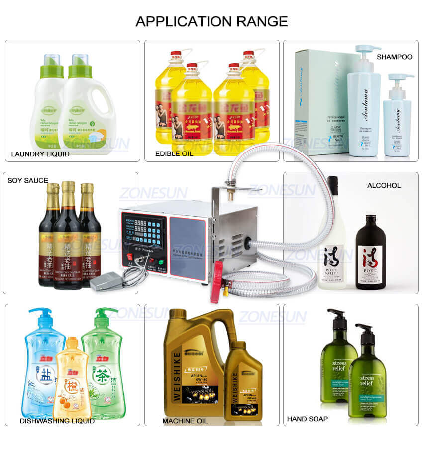 Semi Automatic Large Flow Filling Machine-ZONESUN TECHNOLOGY LIMITED Semi Automatic Large Flow Filling Machine-ZONESUN TECHNOLOGY LIMITED