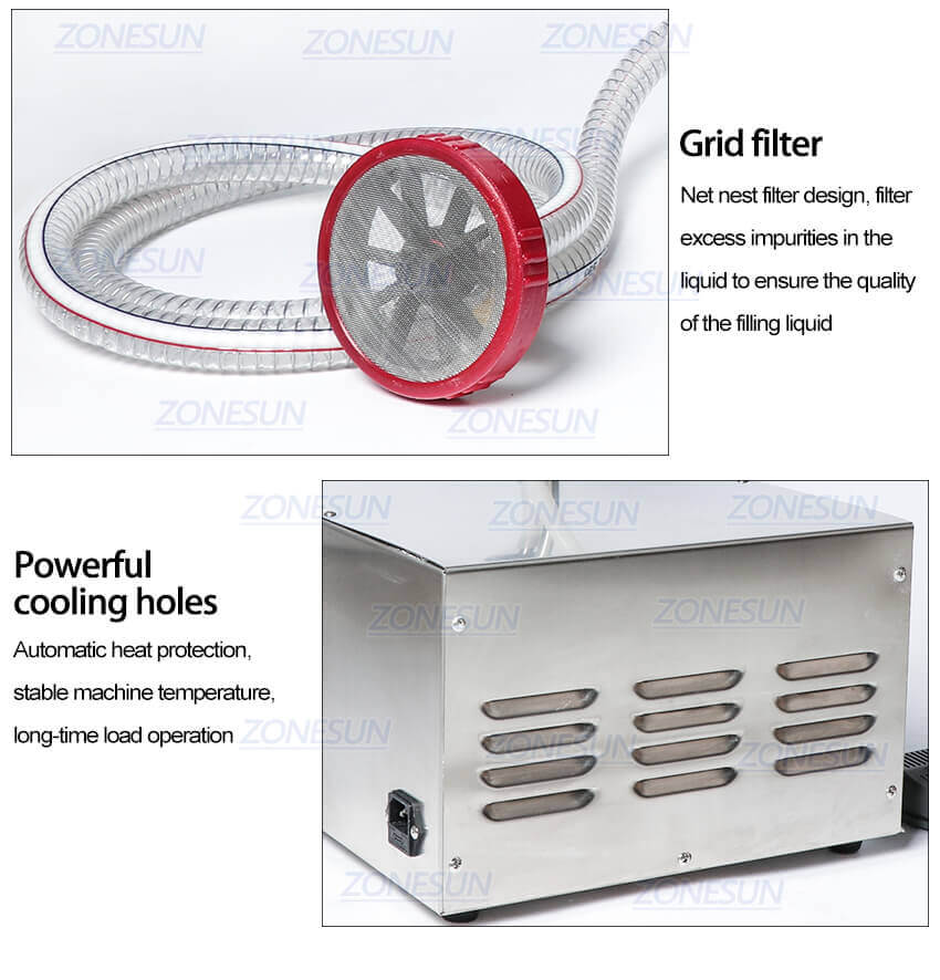 Semi Automatic Large Flow Filling Machine-ZONESUN TECHNOLOGY LIMITED Semi Automatic Large Flow Filling Machine-ZONESUN TECHNOLOGY LIMITED