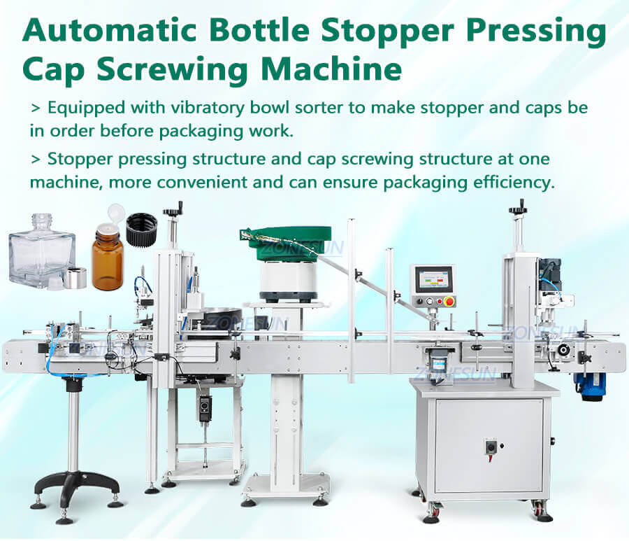 Automatic Bottle Stopper Pressing Cap Capping Machine-ZONESUN TECHNOLOGY LIMITED Automatic Bottle Stopper Pressing Cap Capping Machine-ZONESUN TECHNOLOGY LIMITED
