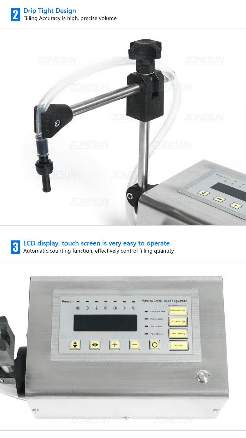 Semi Automatic Cosmetic Liquid Filling Machine-ZONESUN TECHNOLOGY LIMITED Semi Automatic Cosmetic Liquid Filling Machine-ZONESUN TECHNOLOGY LIMITED