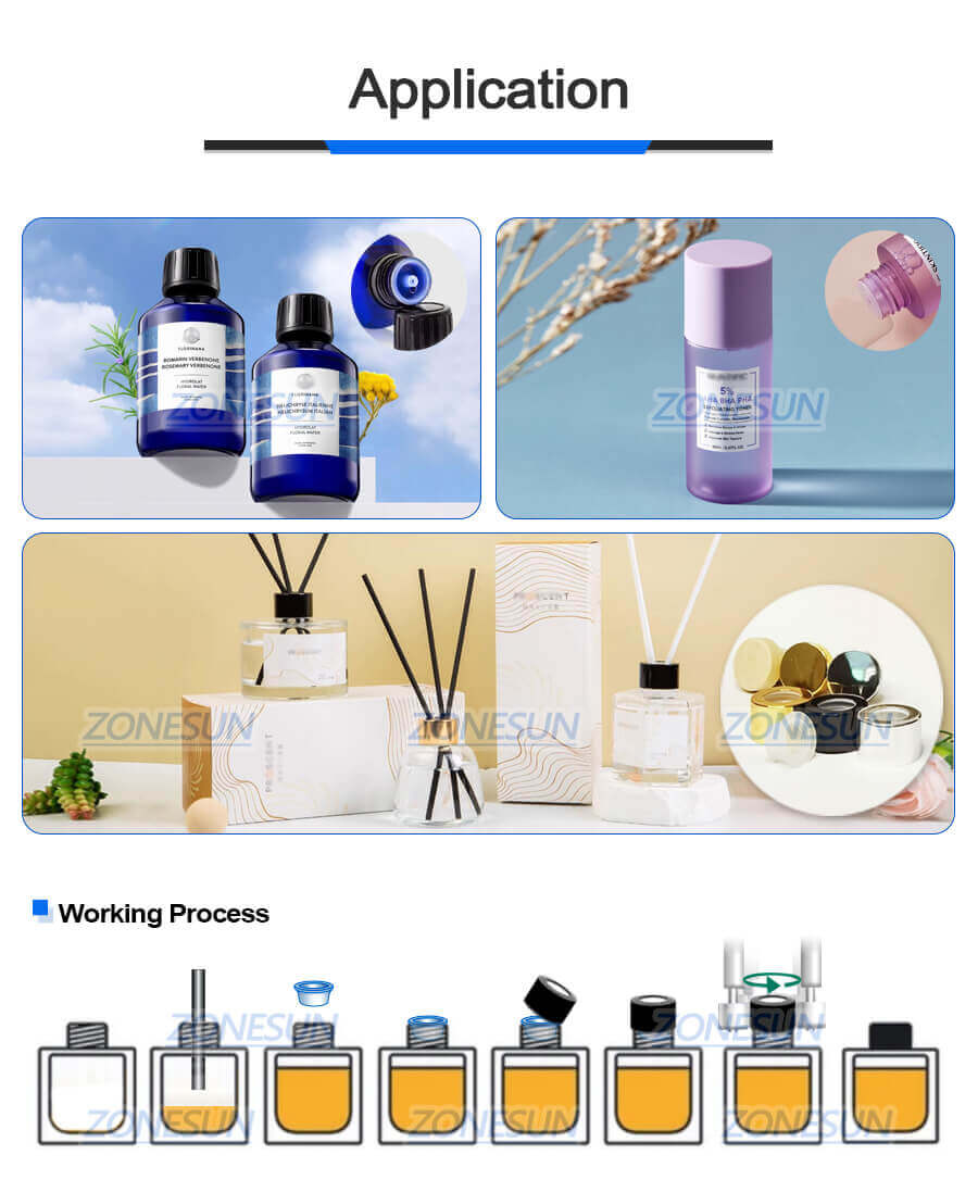 Automatic 10 Heads Air Refresher Liquid filling Production Line-ZONESUN TECHNOLOGY LIMITED Automatic 10 Heads Air Refresher Liquid filling Production Line-ZONESUN TECHNOLOGY LIMITED