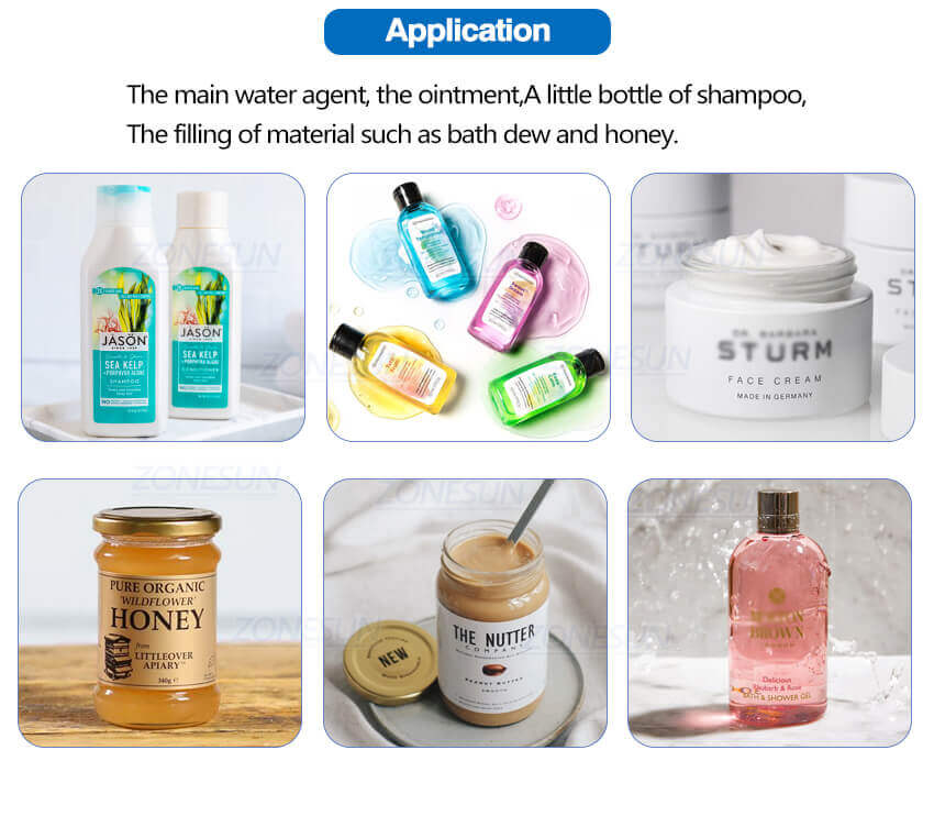 Pneumatic Cosmetic Paste Filling Machine-ZONESUN TECHNOLOGY LIMITED Pneumatic Cosmetic Paste Filling Machine-ZONESUN TECHNOLOGY LIMITED