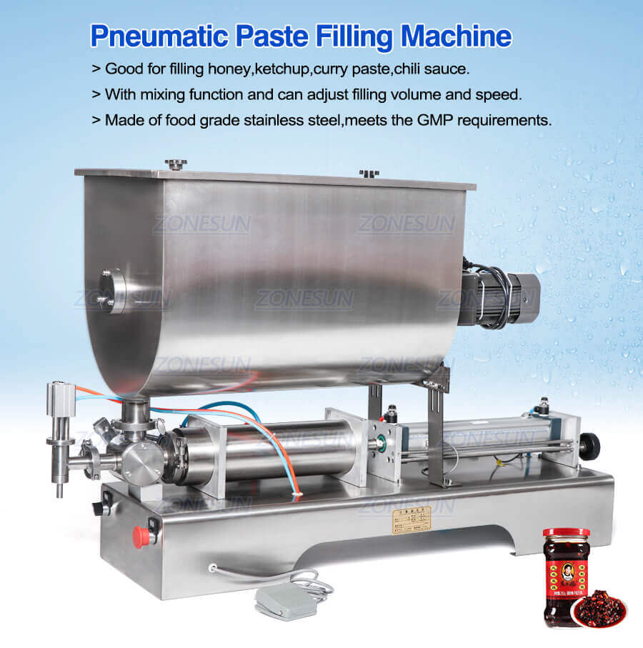 U Type Mixing Single Head Paste Filling Machine-ZONESUN TECHNOLOGY LIMITED U Type Mixing Single Head Paste Filling Machine-ZONESUN TECHNOLOGY LIMITED