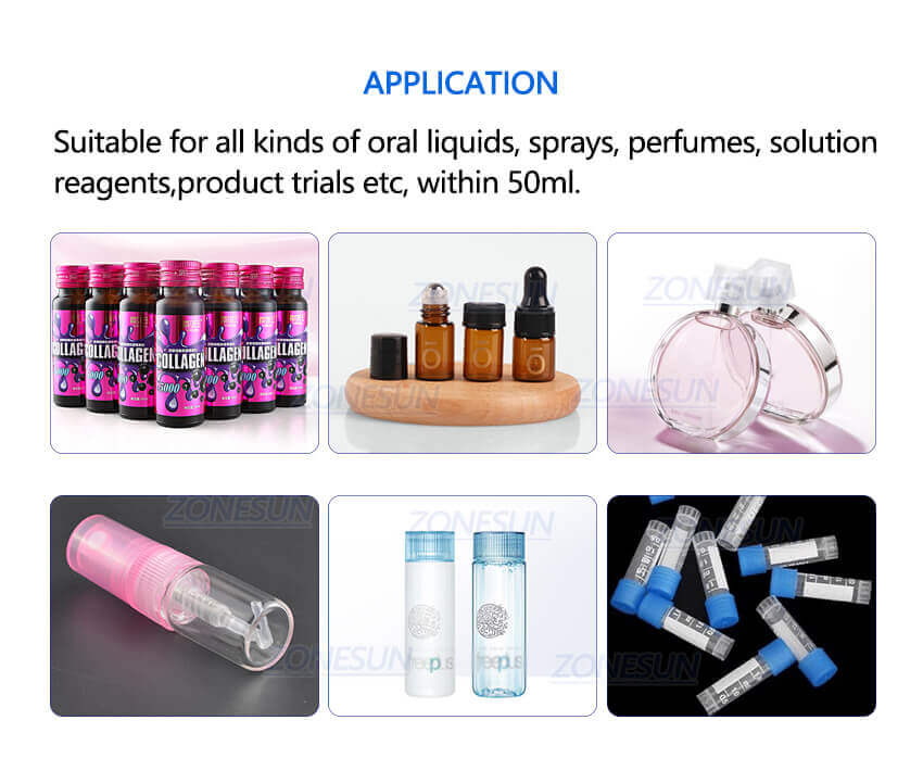 Small Cosmetic Vial Filling Machine-ZONESUN TECHNOLOGY LIMITED Small Cosmetic Vial Filling Machine-ZONESUN TECHNOLOGY LIMITED