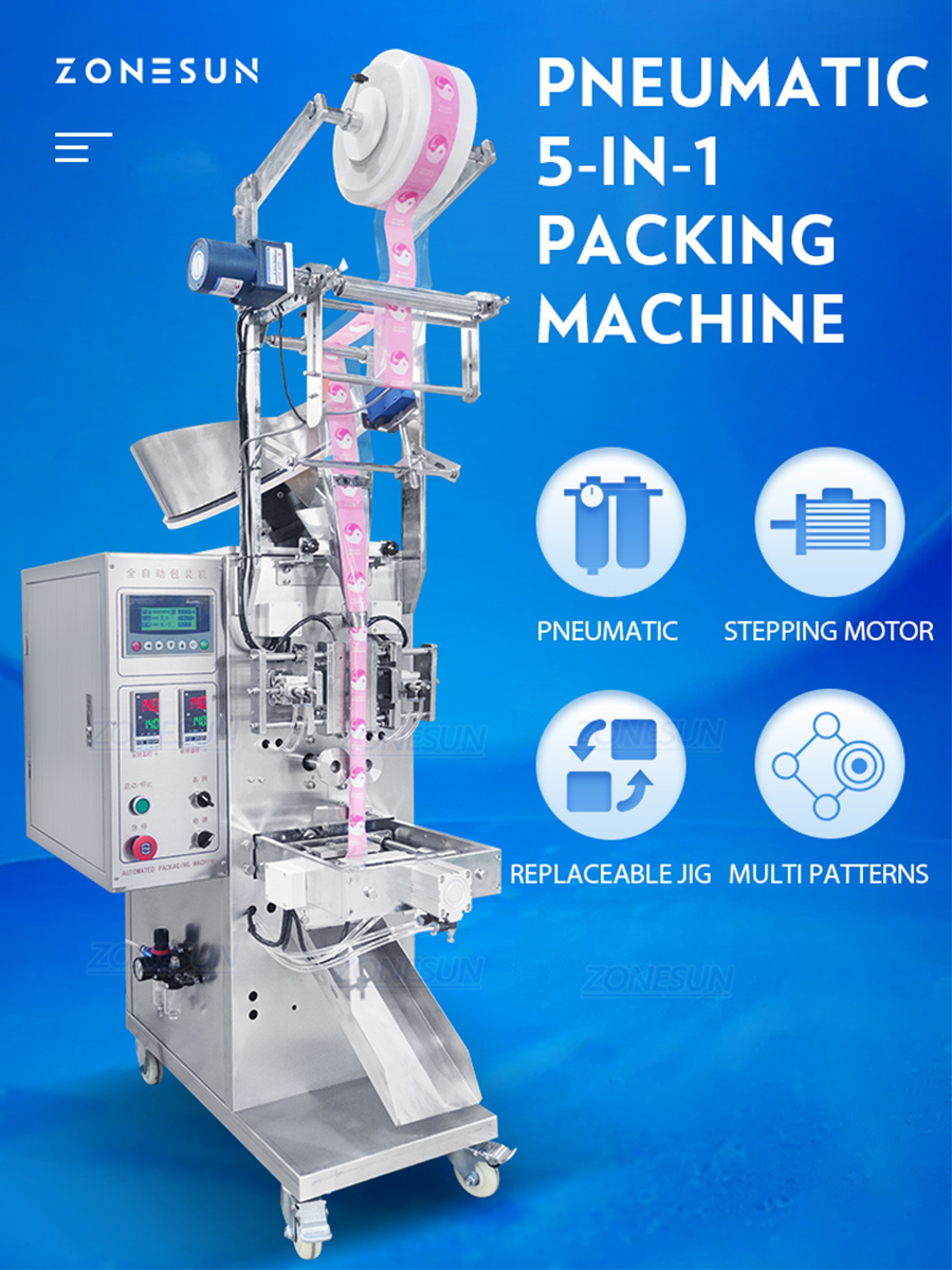 Candy Bag Filling And Sealing Machine-ZONESUN TECHNOLOGY LIMITED Candy Bag Filling And Sealing Machine-ZONESUN TECHNOLOGY LIMITED