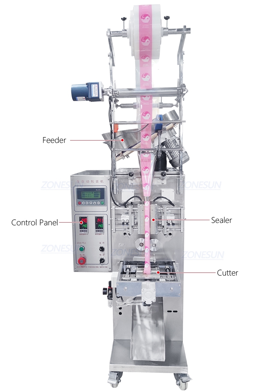 Candy Bag Filling And Sealing Machine-ZONESUN TECHNOLOGY LIMITED Candy Bag Filling And Sealing Machine-ZONESUN TECHNOLOGY LIMITED