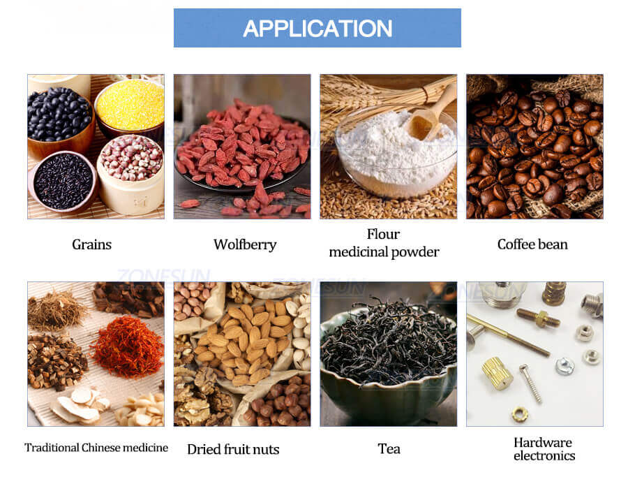Semi Automatic Granule Filling Machine-ZONESUN TECHNOLOGY LIMITED Semi Automatic Granule Filling Machine-ZONESUN TECHNOLOGY LIMITED
