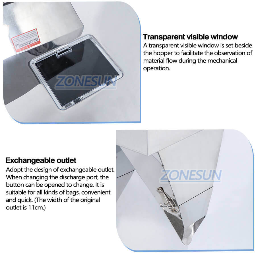 Semi Automatic Granule Filling Machine-ZONESUN TECHNOLOGY LIMITED Semi Automatic Granule Filling Machine-ZONESUN TECHNOLOGY LIMITED