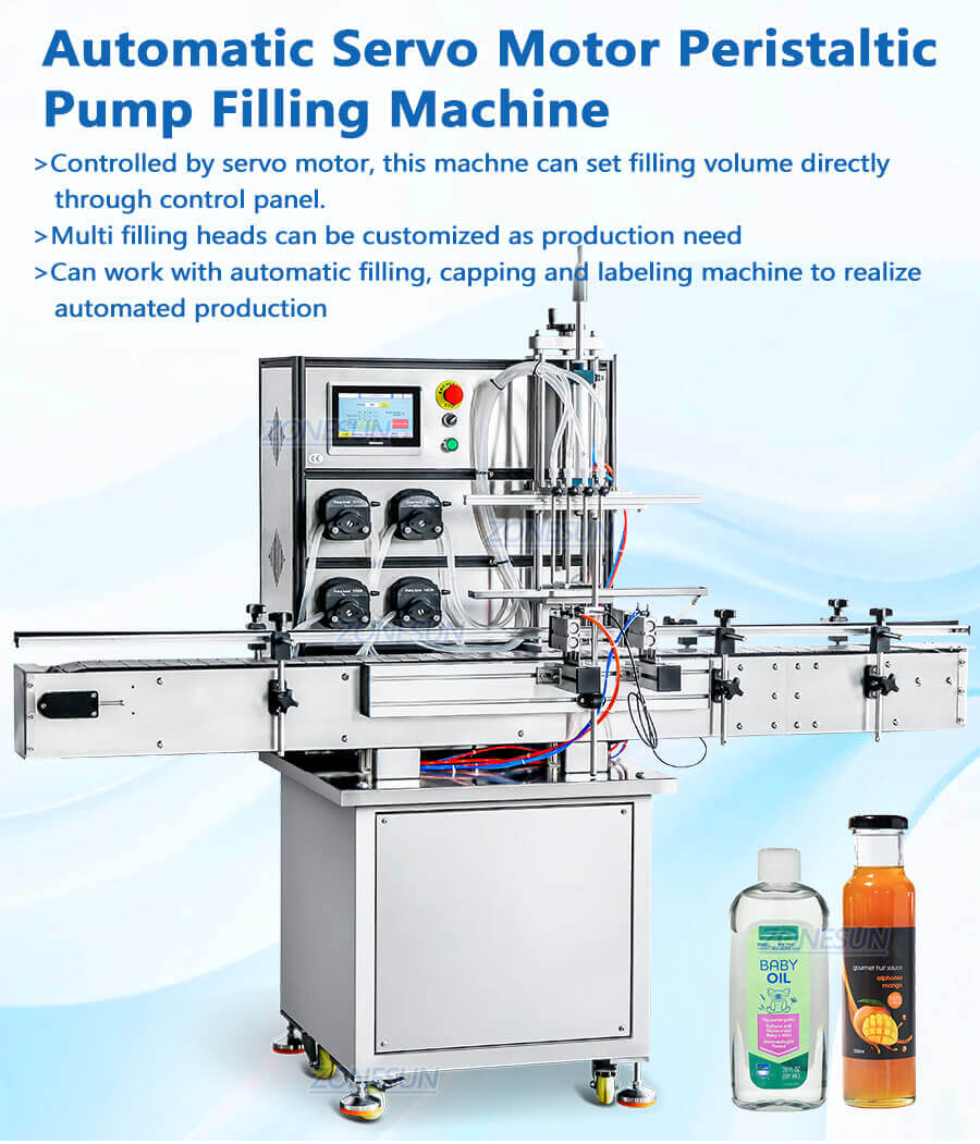 Automatic Servo Motor Peristaltic Pump Filling Machine-ZONESUN TECHNOLOGY LIMITED Automatic Servo Motor Peristaltic Pump Filling Machine-ZONESUN TECHNOLOGY LIMITED