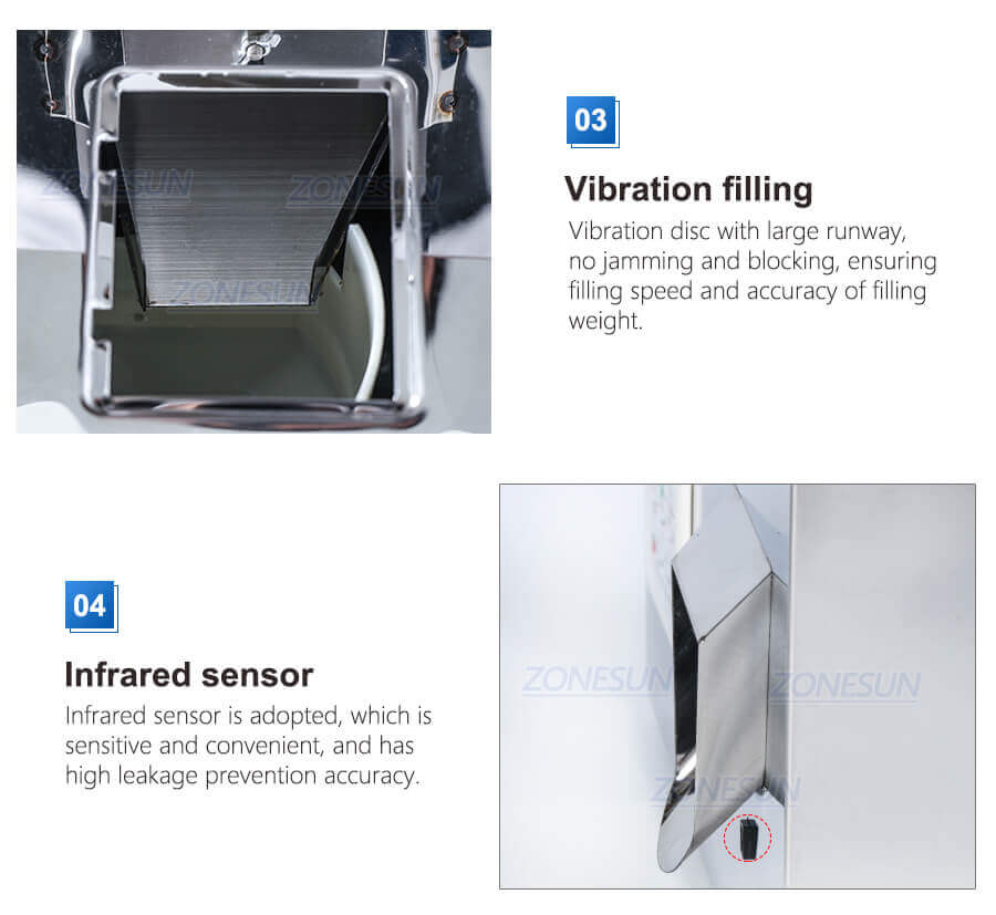 Semi Automatic Granular Weighing Filling Machine-ZONESUN TECHNOLOGY LIMITED Semi Automatic Granular Weighing Filling Machine-ZONESUN TECHNOLOGY LIMITED