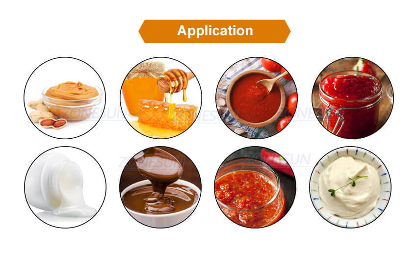 Double Head Paste Filling Machine With Heater Mixer-ZONESUN TECHNOLOGY LIMITED Double Head Paste Filling Machine With Heater Mixer-ZONESUN TECHNOLOGY LIMITED