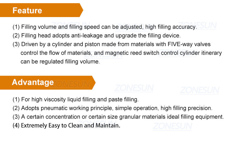 Double Head Paste Filling Machine With Heater Mixer-ZONESUN TECHNOLOGY LIMITED Double Head Paste Filling Machine With Heater Mixer-ZONESUN TECHNOLOGY LIMITED